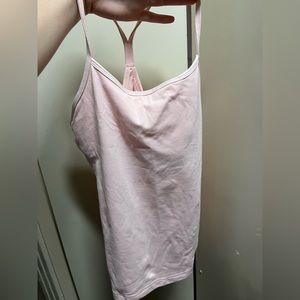 Light pink power y tank lululemon